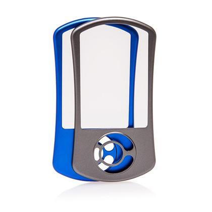 Cobb Access Port interchangeable face plates in blue and gray