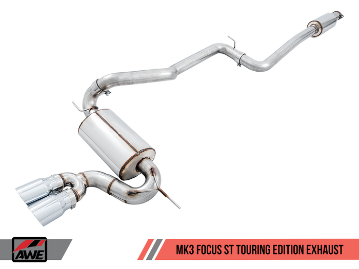 13-17 Ford Focus ST AWE MK3 Cat-back Exhaust - Touring Edition