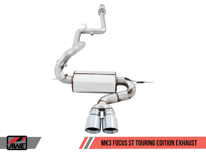 13-17 Ford Focus ST AWE MK3 Cat-back Exhaust - Touring Edition