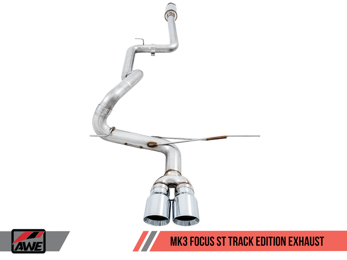 13-17 Ford Focus ST AWE MK3 Cat-back Exhaust - Track Edition