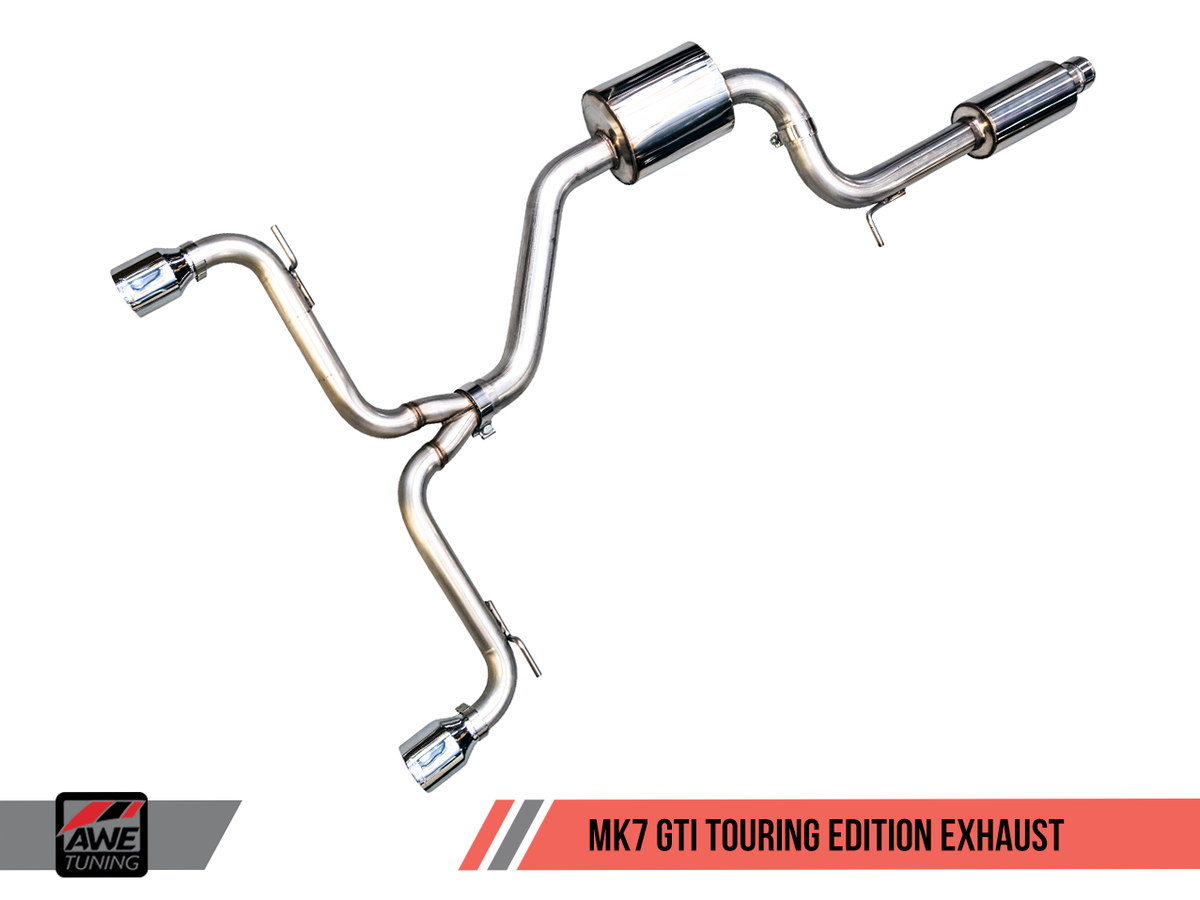 AWE Touring Edition Exhaust for VW MK7 GTI